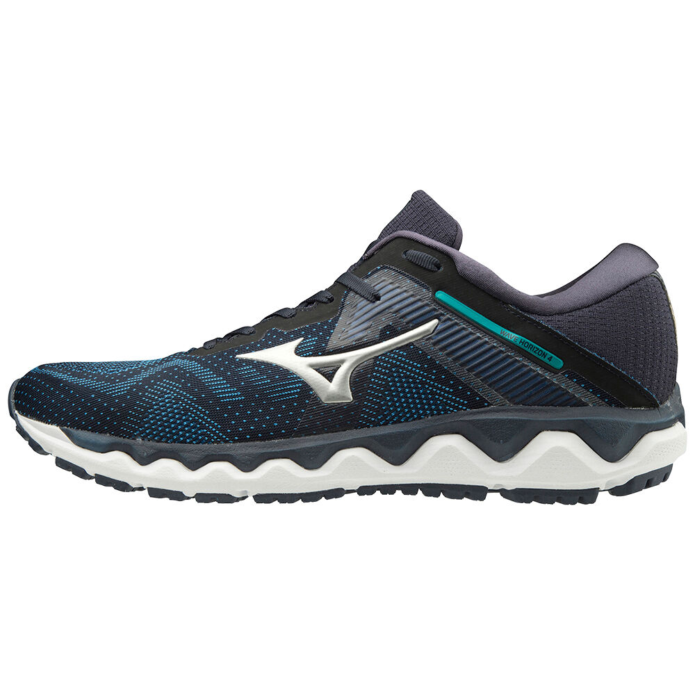 Mens Mizuno Wave Horizon 4 Running Shoes Navy Philippines (ZDFXQR348)